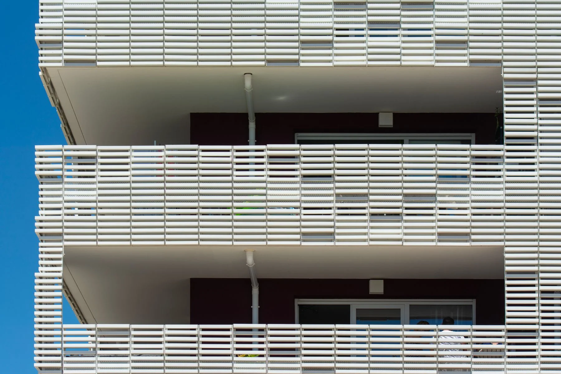 Façade d’un immeuble résidentiel contemporain